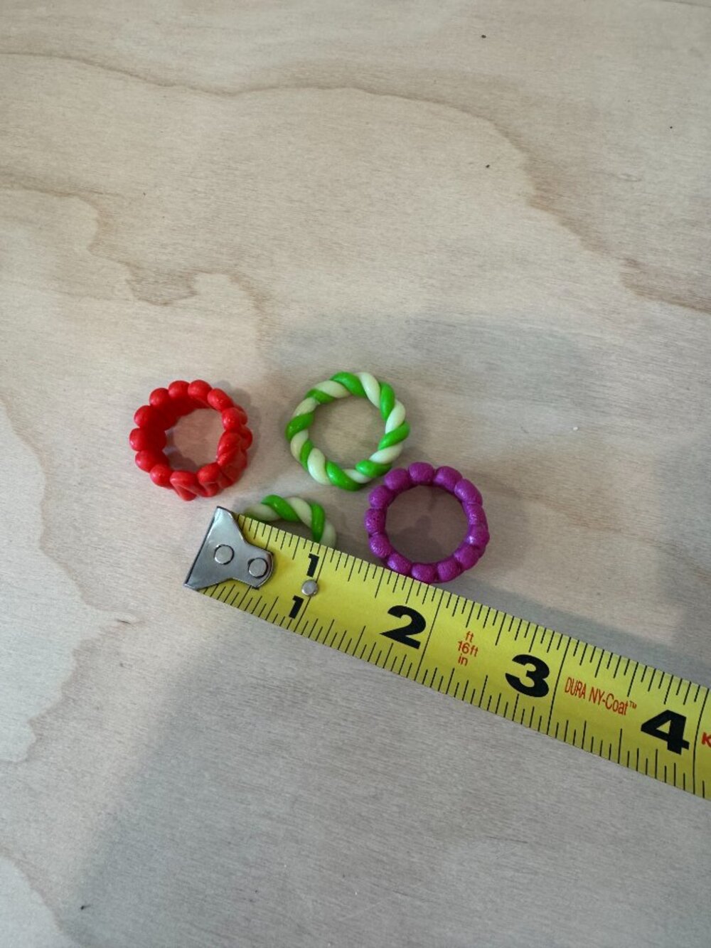 misc multicolor polymer ring set - Picture 3 of 4